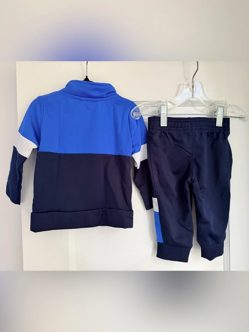 Puma Baby Blue & Navy Two-Piece Track Set